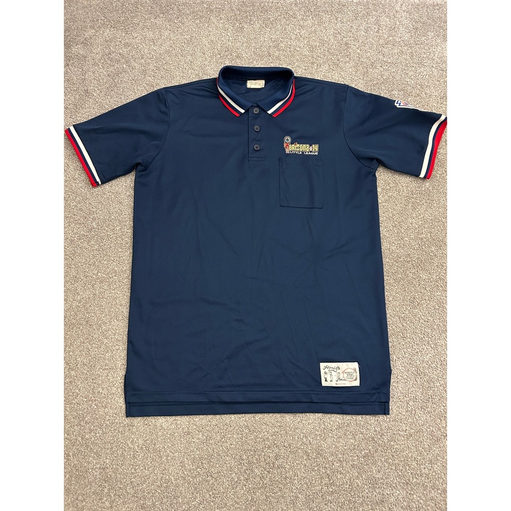 Honig's Umpire Polo Shirt Mens XL Navy Blue Excellent Arizona 14 Little League